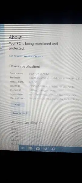 Toshiba core i3