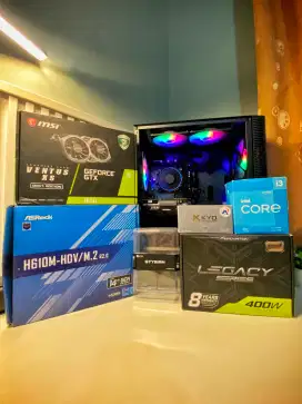 pc termurah intel gen 12 / ram 16gb / gtx 1650 / nvme (monitor ready)