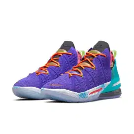 Sepatu basket Nike Lebron 18 warna purple Original limited Edition