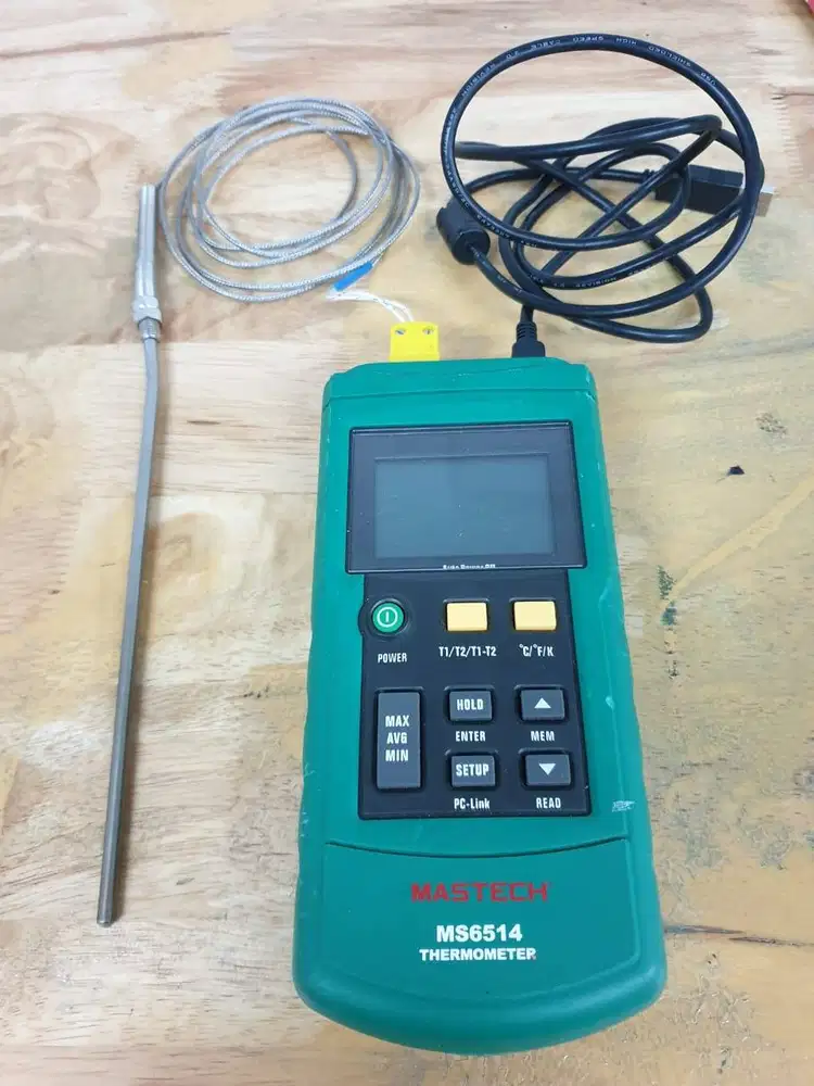 Digital Thermometer Mastech - MS 6514 + Sensor Probe
