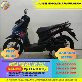 HONDA NEW BEAT CBS 2022 CASH/KREDIT DP MURAH SYARAT MUDAH