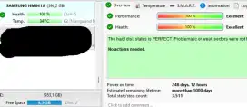 Dijual Hdd copotan laptop 2,5 Samsung 500GG, Second