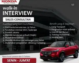 SALES MOBIL HONDA
