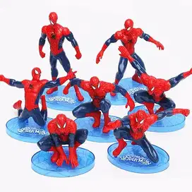 Mainan Anak Spiderman Karakter Marvel The Movie Toy 3D Mainan Bayi