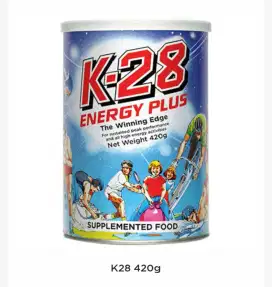 Susu nutrisi K28 dan Alpha Lipid Life Line.