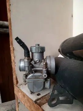 Karbu PE 26 mono shock kenalpot ex Mio