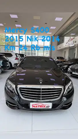 Mercy S400 Black on mocca 2015 Nik 2015 Siap Pakai