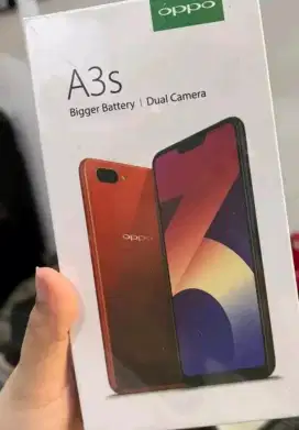 Hp Oppo A3s kondisi baru