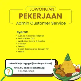 Admin customer service