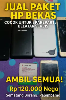 Paket hp bekas 4 unit