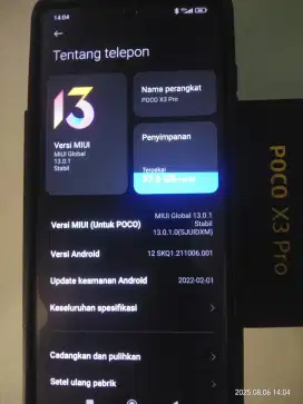 Poco X3 pro ram 6+2gb