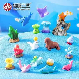 Figure Mainan Miniatur Ikan Hiu Paus Animal Figure Seal Toy Bintang