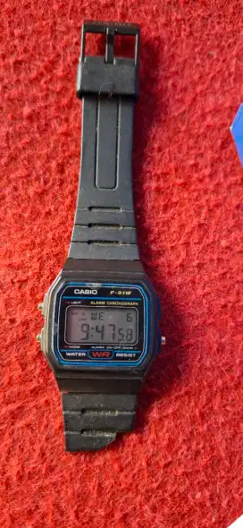 jual jam casio f91w...