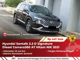 [ WARRANTY ] Hyundai Santafe Santa fe 2.2 D Diesel AT Hitam 2021/2022