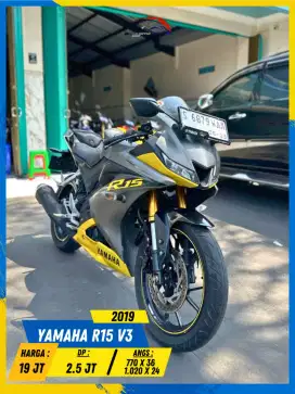 YAMAHA R15 V3 2019 PLAT S NEGO MASZEHH HIKMAH MOTOR KEPUH MALANG