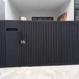 PAGAR BESI KOMBINASI MODEL