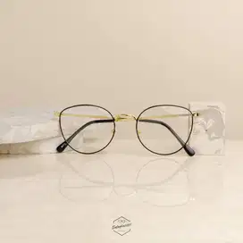 KACAMATA SEMI BULAT CAT EYE FULL BESI - SOKA 03