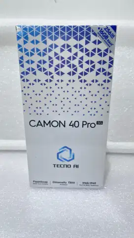 TECHNO CAMON 40 PRO5G 8/256 GB GARANSI REESMI
