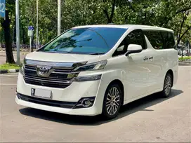 TOYOTA VELLFIRE G ATPM 2.5 AT PUTIH 2017