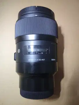 Lensa sigma art 35mm f1.4 for Sony