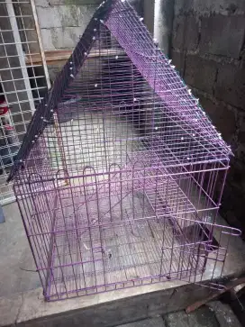 Kandang besi tebel rakitan sendiri