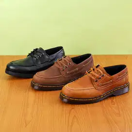 Sepatu Kulit Pria Model Boat Shoes