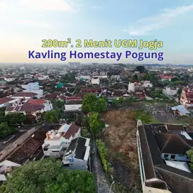 Kavling Kos Eksklusif, 200m², 9jt-an/m², Parkir Luas