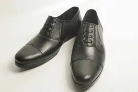 Sepatu Pantofel Pria Kulit Asli Model Slip On
