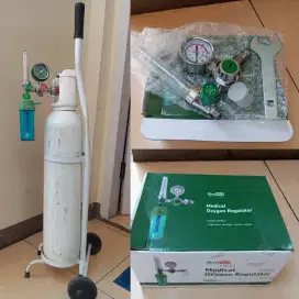 Tabung oksigen set lengkap