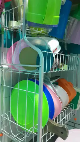 Dijual cepat rak piring gantung dan isinya