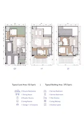 Dijual Rumah Premium Mewah 3 Lantai Armont Residence BSD City
