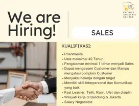 Sales (Pengalaman di Industri apapun)