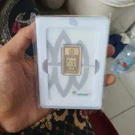 logam mulia emas antam 10gram 2 keping