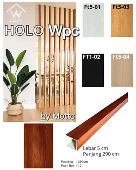 MOTTO WPC HOLLOW Partisi - kisi kisi indoor/outdoor