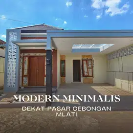 RUMAH MODERN MINIMALIST DI CEBONGAN MLATI