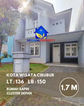 DIJUAL CEPAT RUMAH SIAP HUNI NEGO MENARIK DI KOTA WISATA CIBUBUR