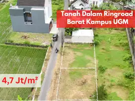 MURAH! Dalam Ringroad Jogja Tanah Jalan Magelang