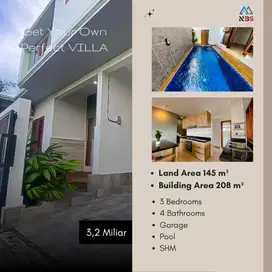FOR SALE RUMAH VILLA BRAND NEW BUDUK DALUNG VIEW SAWAH DEKAT CANGGU
