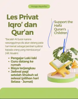 Les Privat Membaca Al-Qur'an