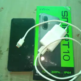 Dijual hp second Infinix Smart 10 ( ram 4+4 / 128 )