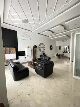 rumah pik1 kano permai uk 12x15,bangunan kontrkator,furnish,3.5 lantai