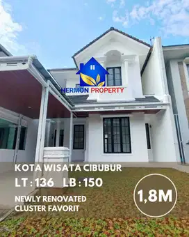 Rumah Modern Terjamin bagus Nego menarik di Kota wisata cibubur