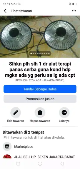 Slhkn plh slh 1 dr alat terapi panas serba guna kond msh spt baru deh
