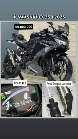 ZX 25 R 2023 Odo masih 2000 Harga Promo bosque
