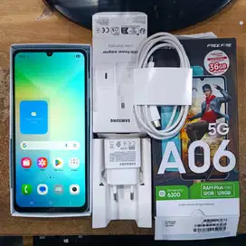 Samsung Galaxy A06 5G 6/128 Green, Bekas, Mulus