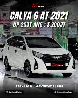 Calya G AT 2021 / 2022 Putih Termurah Model Facelift Sigra DP Minim 20