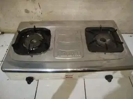 Kompor gas Rinnai Turbo jumbo tipe RI-712T No minus muls banget normal