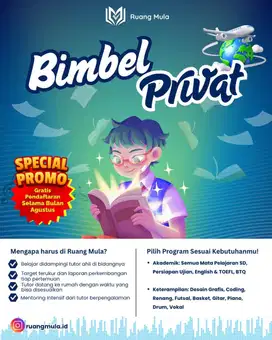 Privat Music, Sport, Math, BTQ (Baca Tulis Alquran)
