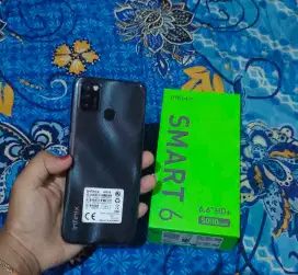 Infinix smart 6 ram 3/64 fullset+softcase!.