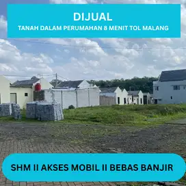 Dijual Tanah Dalam Perumahan 10 menit tol malang
